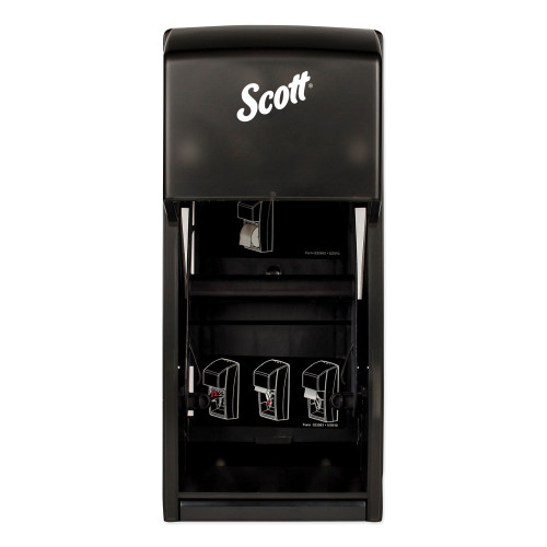 Scott Essential SRB Tissue Dispenser， 6 x 6.6 x 13.6， Transparent Smoke (09021)
