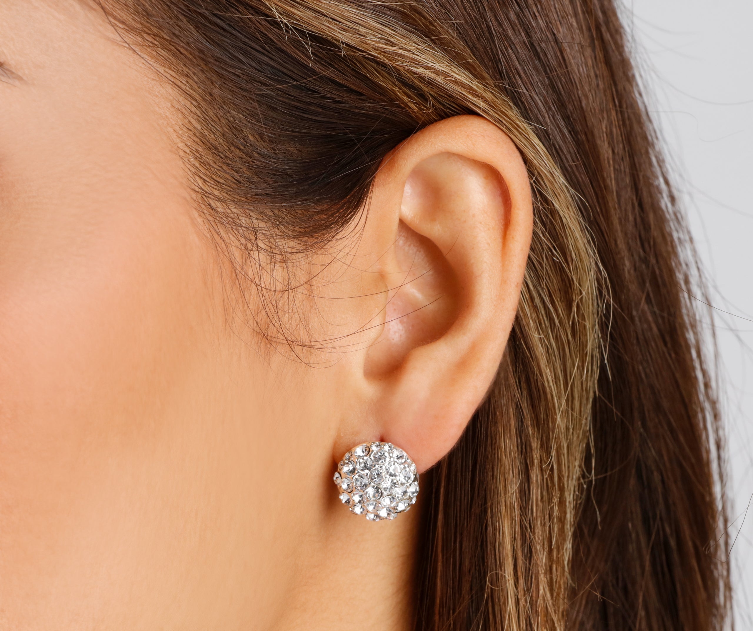 Classy And Chic Rhinestone Earrings Set