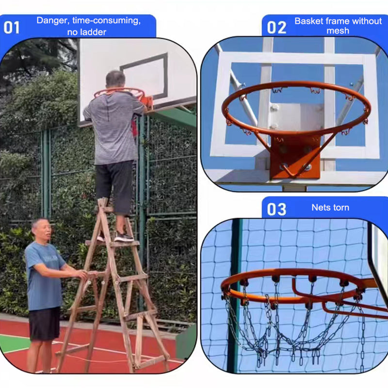 💥New Upgrades In 2023, Preferential Promotions 💥 Portable Basketball Net Frame👇👇👇