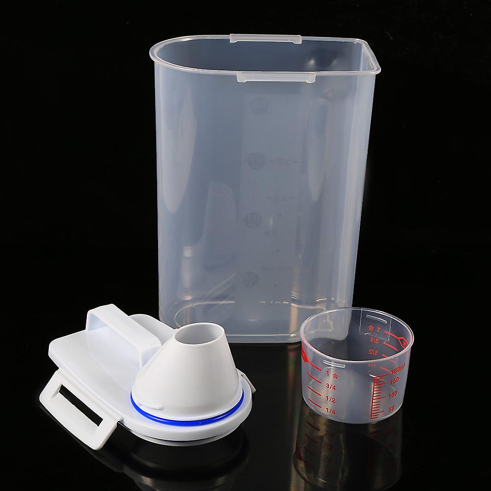 Pet Food Storage Containers Set Dog Cat Dry Food Dispenser Easy Pour With Cup Pet Supplies