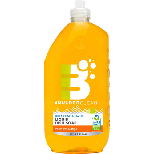 Boulder Clean Dish Soap - Liquid - 28 fl oz (0.9 quart) - Valencia Orange Scent - 1 Each - Orange | BOA003281
