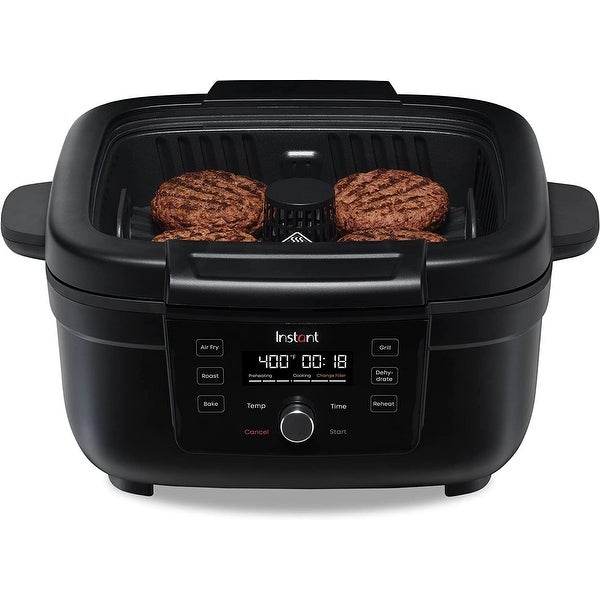 Instant 6-in-1 Indoor Grill and Air Fryer with Bake - - 37453960