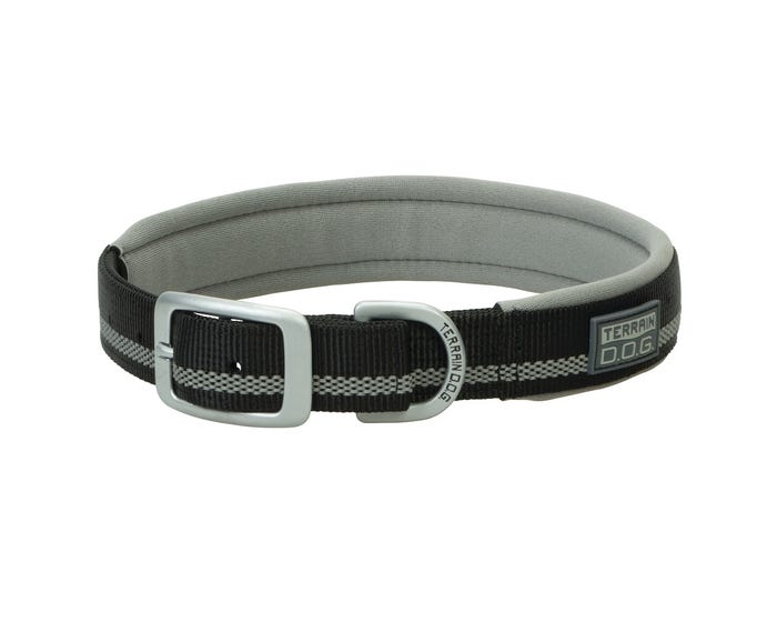 Terrain D.O.G. Reflective Neoprene Lined Collar， Black， 1