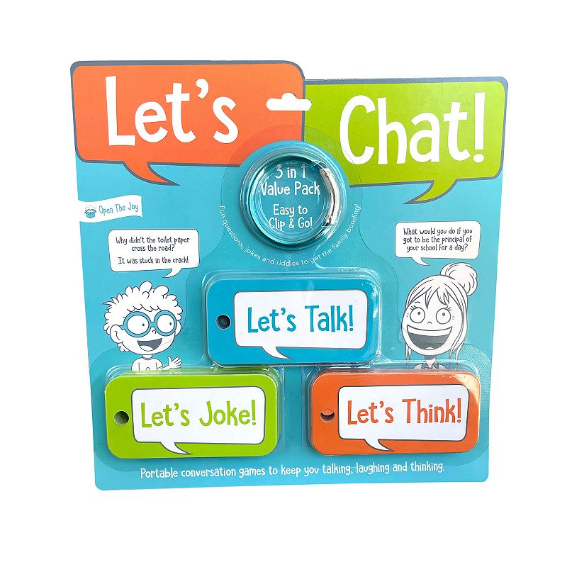 Open The Joy Lets Chat 3-1 Conversation Starters