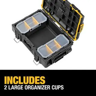 DEWALT TOUGHSYSTEM 2.0 Small Tool Box TOUGHSYSTEM 2.0 22 in. Large Tool Box and TOUGHSYSTEM 2.0 24 in. Mobile Tool Box DWST08165W00450