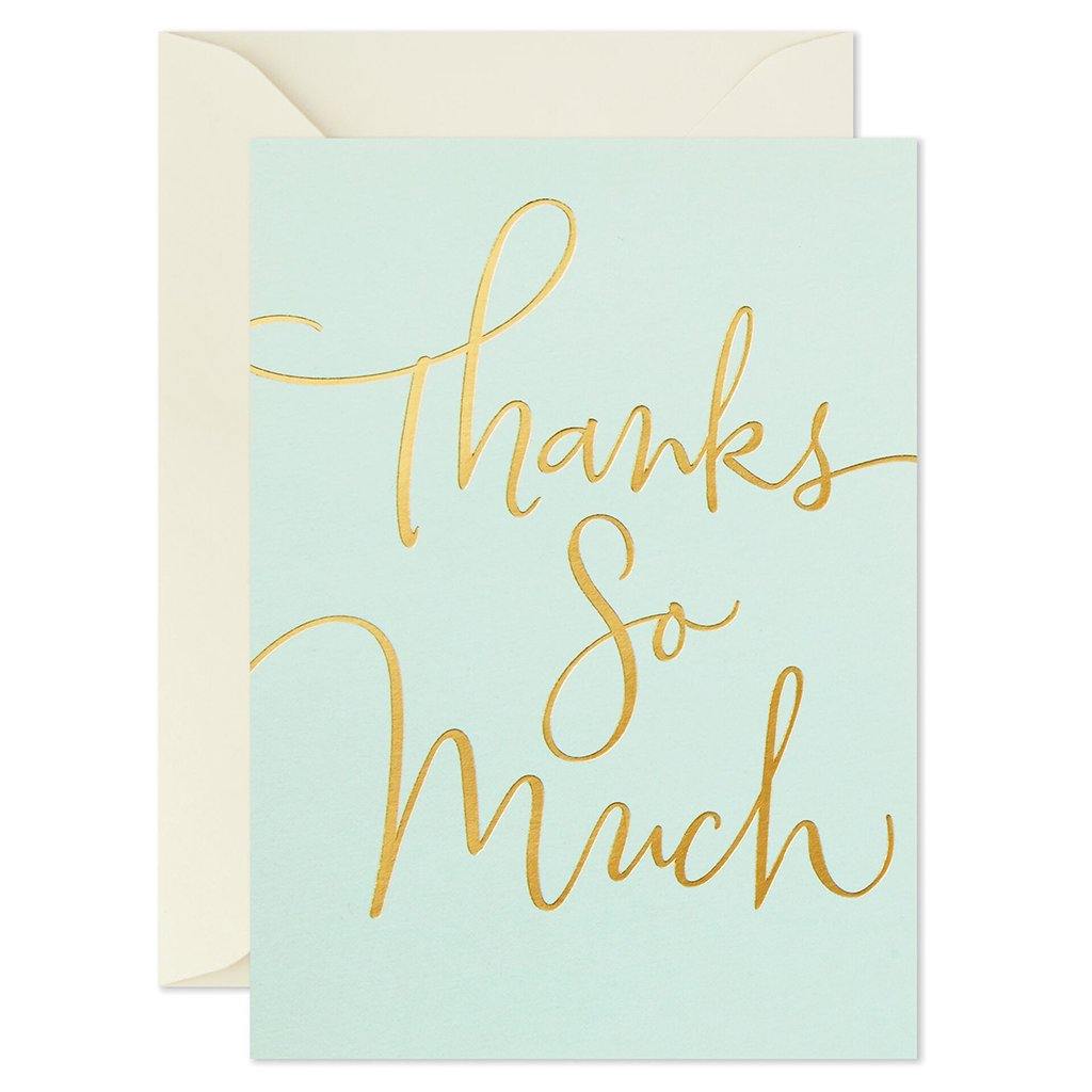 Hallmark  Thanks So Much Blank Thank-You Notes, Pack of 10