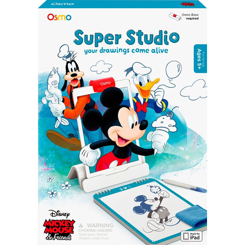 Osmo - Super Studio Disney Mickey Mouse and Friends Game - Drawing Activities - Ages 5-11 (Osmo Base Required)