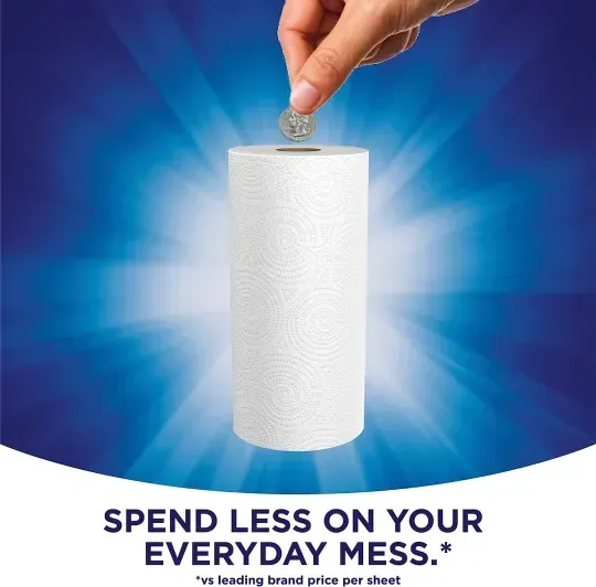 Pick-A-Size® Paper Towels, 24 Double Rolls = 48 Regular Rolls