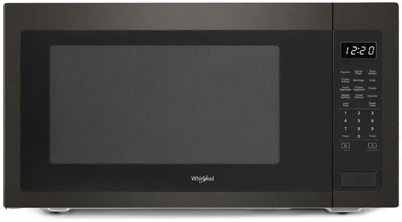 Whirlpool Countertop Microwave - 2.2 cu. ft. Black Stainless Steel