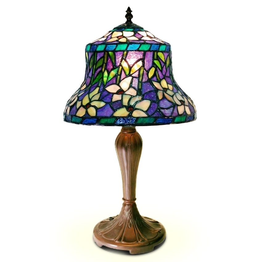 -style Blue Table Lamp