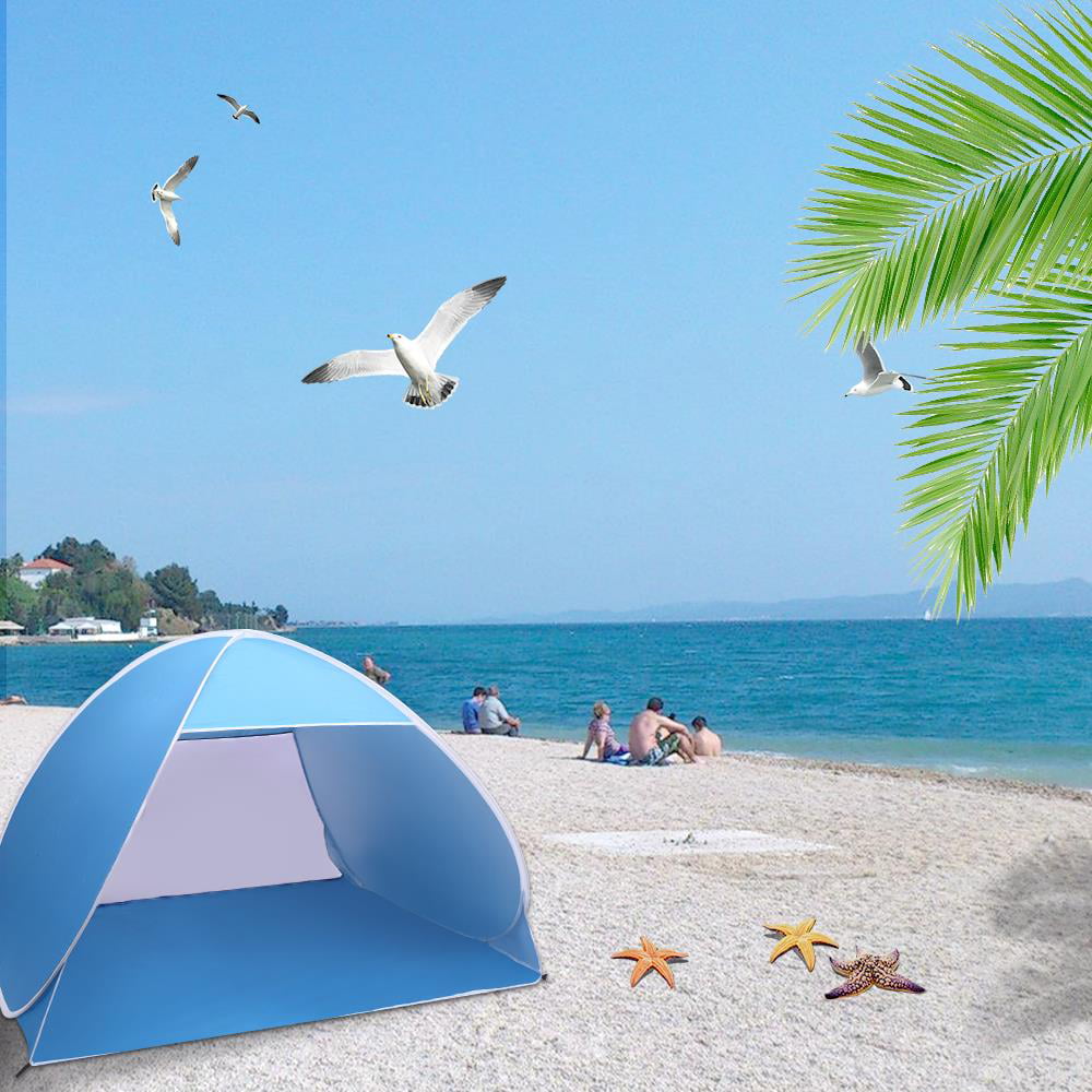 Ktaxon Summer Pop Up Beach Tent 2-3 Person Fishing Sun Shelter Tent