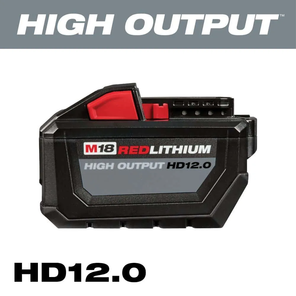 Milwaukee M18 18-Volt Lithium-Ion High Output 12.0Ah Battery Pack 48-11-1812