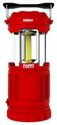 Poppy COB Lantern Red