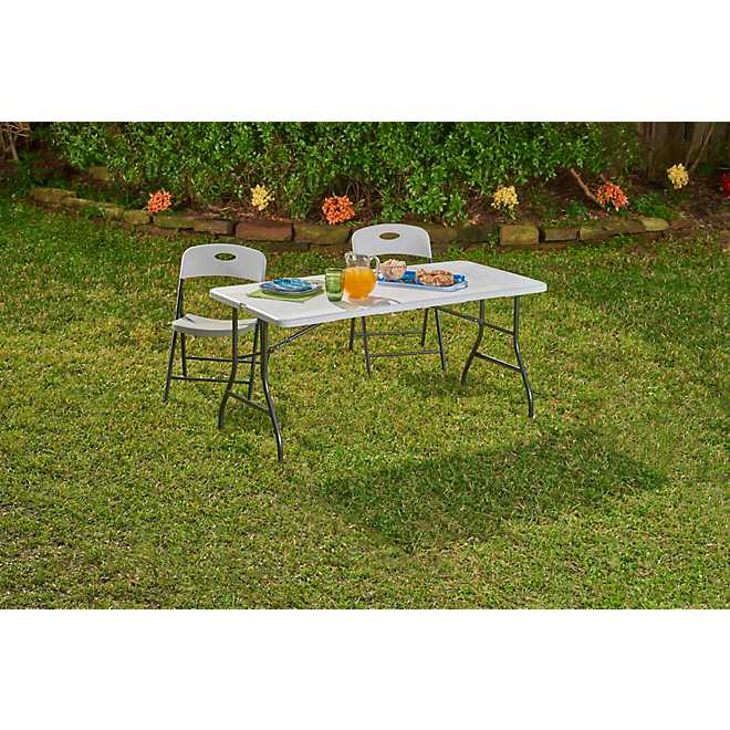 💝(LAST DAY CLEARANCE SALE 70% OFF) Academy Sports + Outdoors 5 ft Half Folding Table