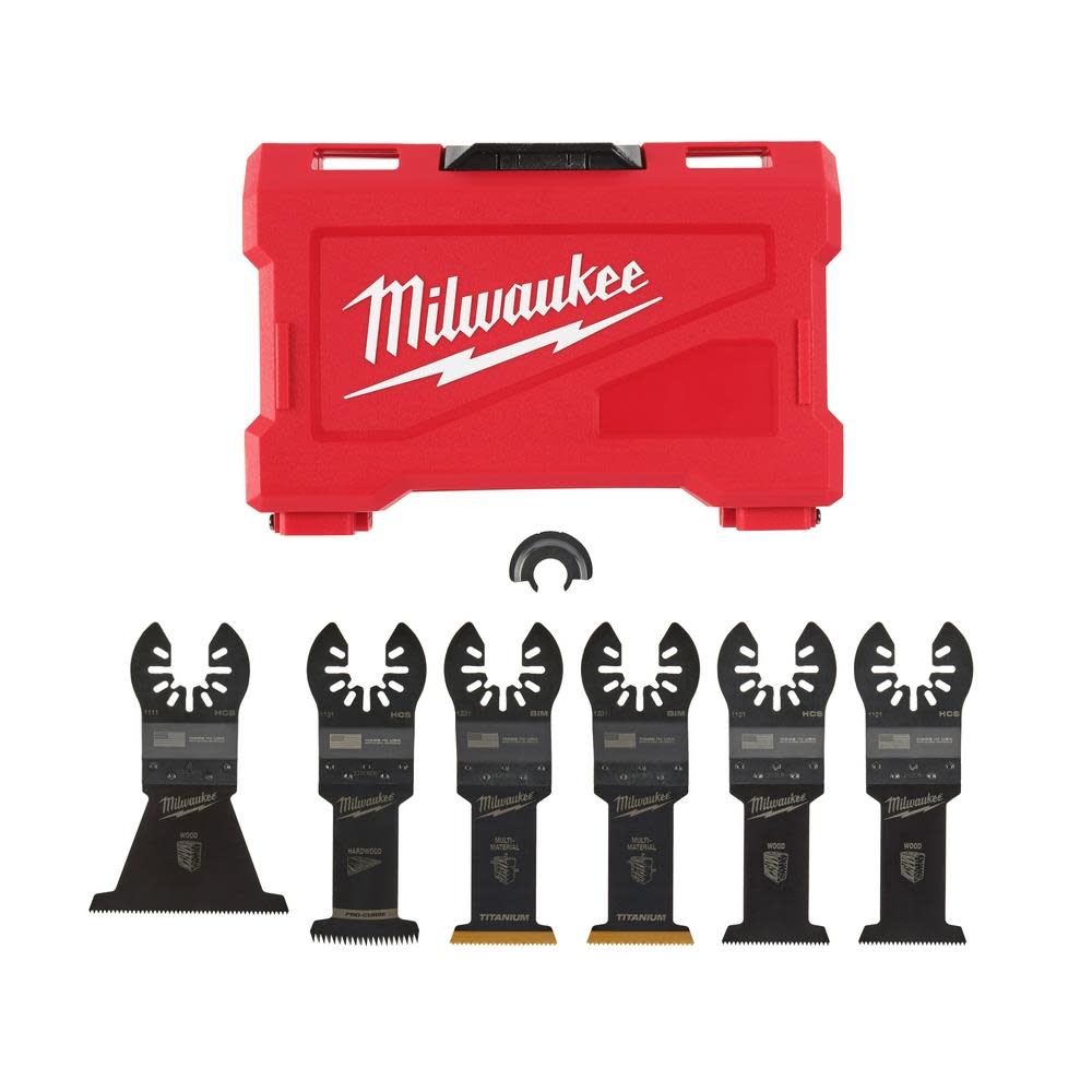 Milwaukee OPEN LOK Multi Tool General Purpose Blade Kit 6pc
