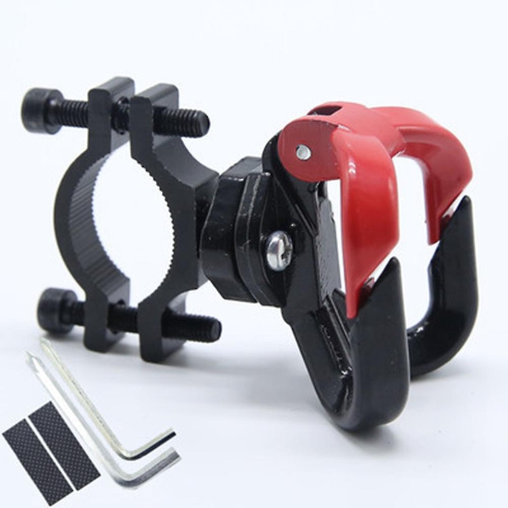 Electric Car Hook Iron Motorcycle Hook Fold-able Design Easy To Use Hang Bags Bottles Helmets And Other Luggage Red