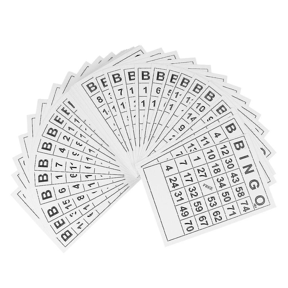 120 Bingo Card Tabletop Game Supplies