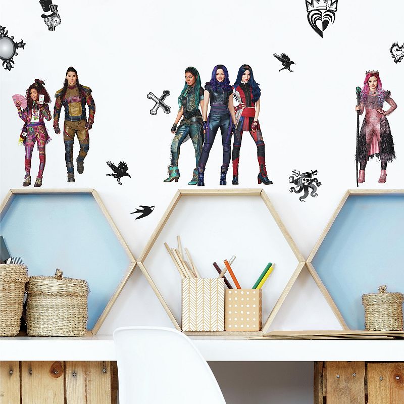 Disney's Descendants 3 Peel and Stick Wall Decals 28-piece Set by RoomMates