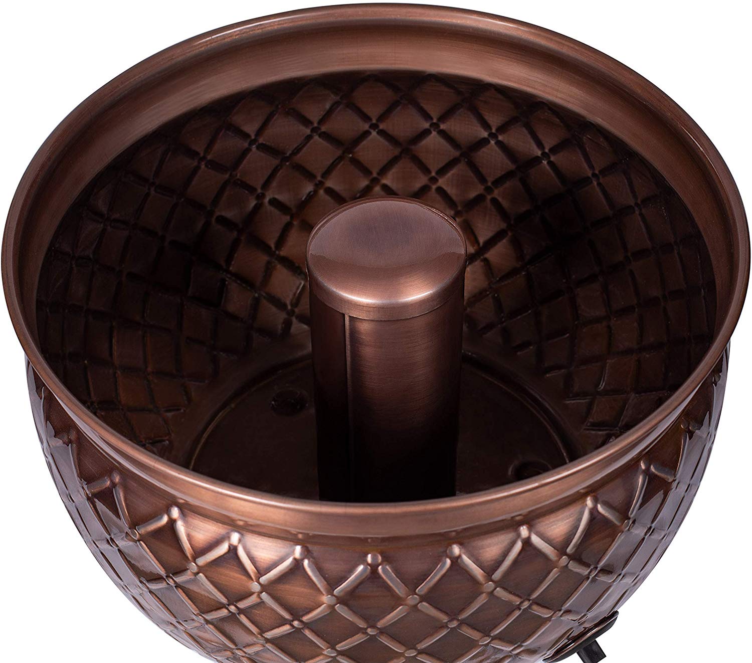 BirdRock Home Decorative Water Hose Pot - Copper - Drainage Hole - Group