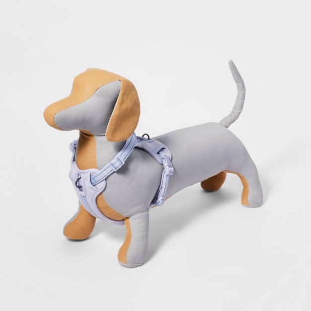 Reflective + Comfort Adjustable Dog Harness - Lilac - Boots and Barkley