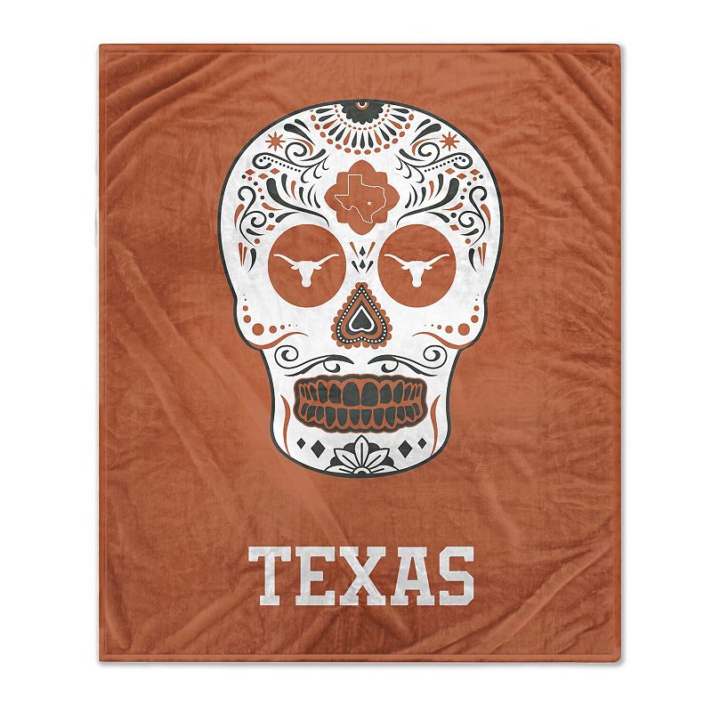 Texas Longhorns 60'' x 70'' Sugar Skull Fleece Blanket