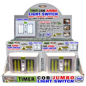 COB Jumbo Light Switch 1-Minute Timer 350 Lumens