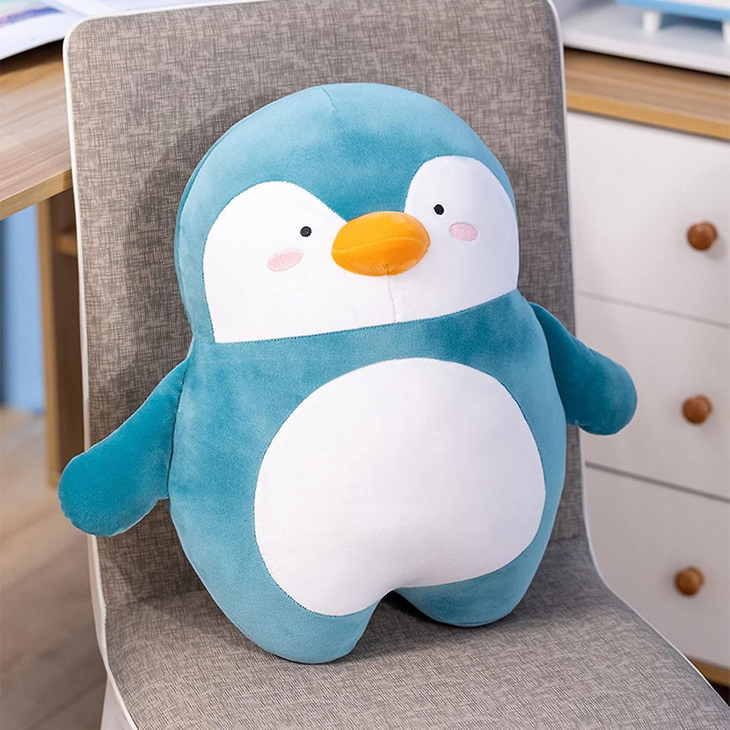 17.7 Inch Plush Penguin Stuffed Animal Penguin Hugging Pillow Cuddly Penguin Pillow Plushies Toy Penguin Huggable Anime Gifts For Kids