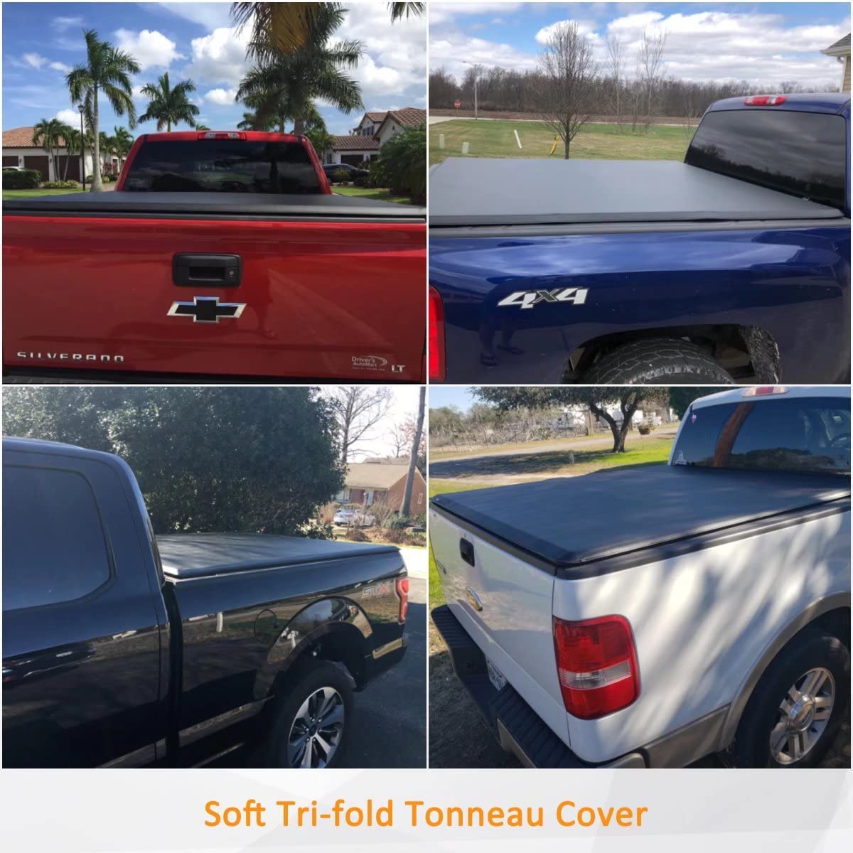 Kikito Soft Roll-Up Tonneau Cover Truck Bed for 2022-2023 Maverick 4.6FT (54.4in) Bed