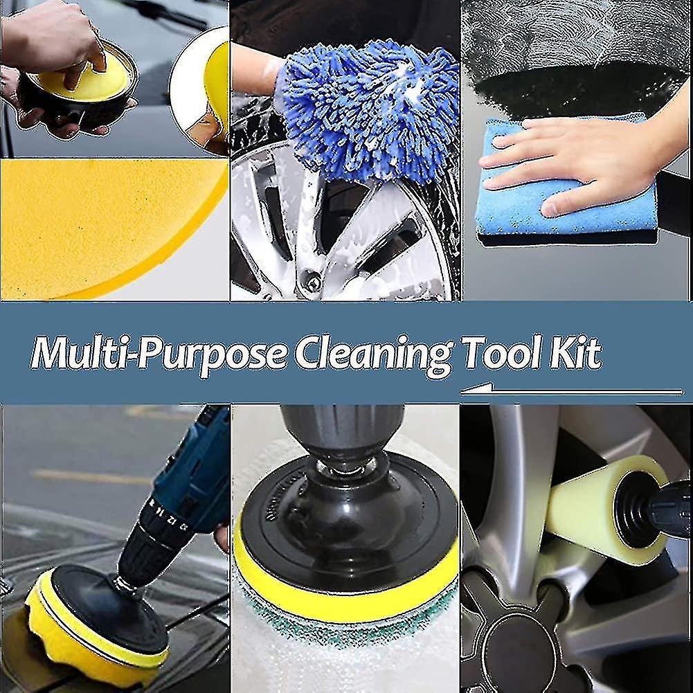Car Detailing Brush Set，car Interior Cleaning Kit Car Detailing Supplies For Car