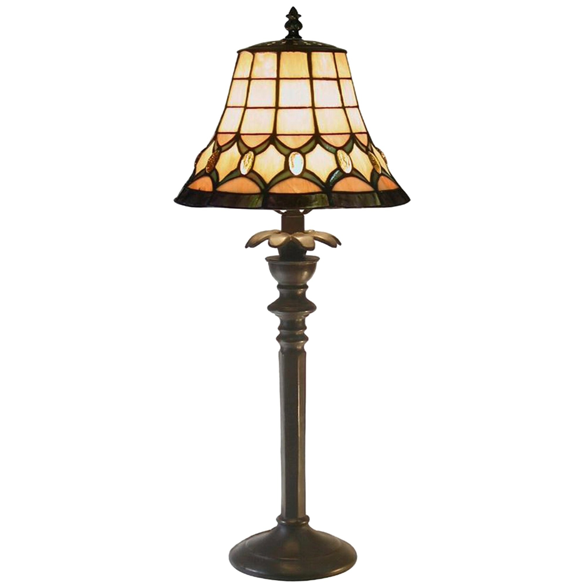 -style Jeweled Table Lamp
