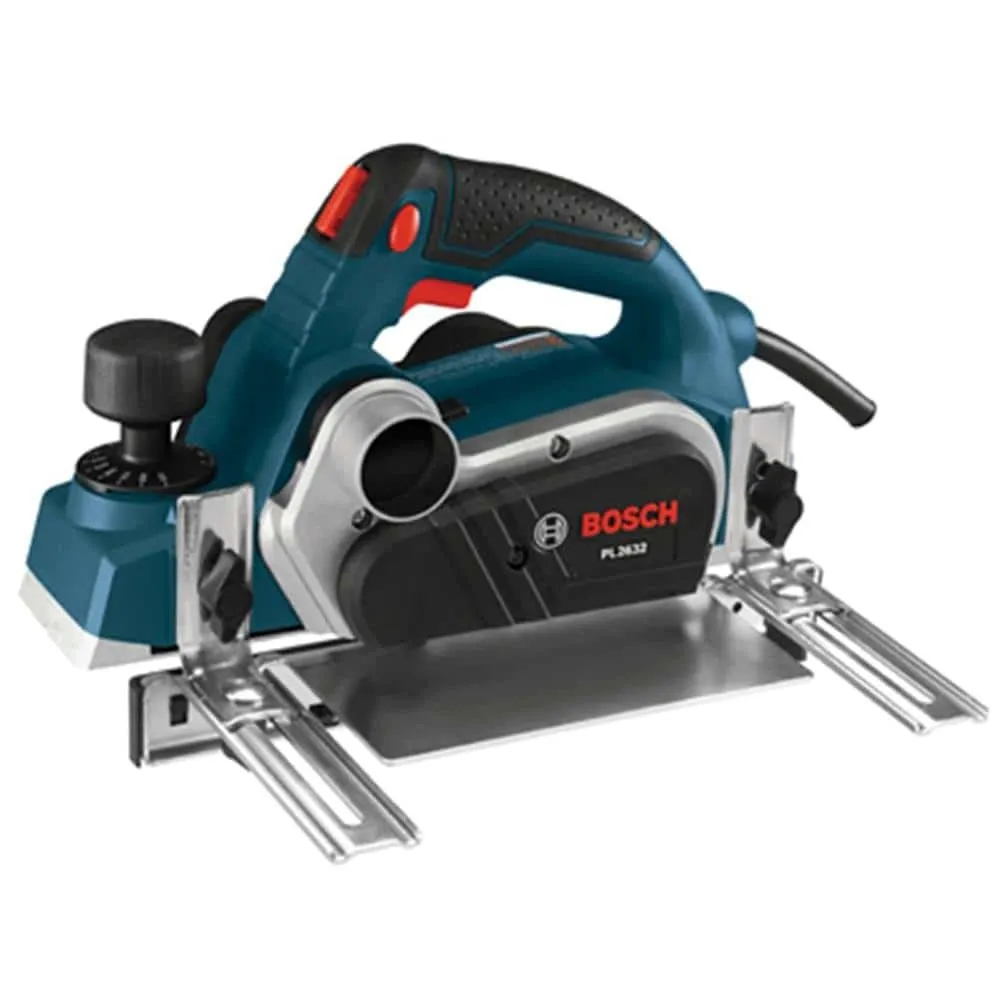 Bosch 6.5 Amp 3-1/4 in. Corded Planer Kit with 2 Reversible Woodrazor Micrograin Carbide Blades and Carrying Case PL2632K