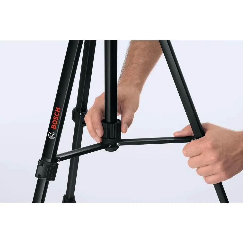 Bosch Compact Tripod with Extendable Height for Use with Line Lasers Point Lasers and Laser Distance Tape Measuring Tools BT 150