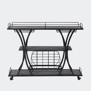 Industrial Bar Cart Kitchen BarandServing Cart - - 37223001