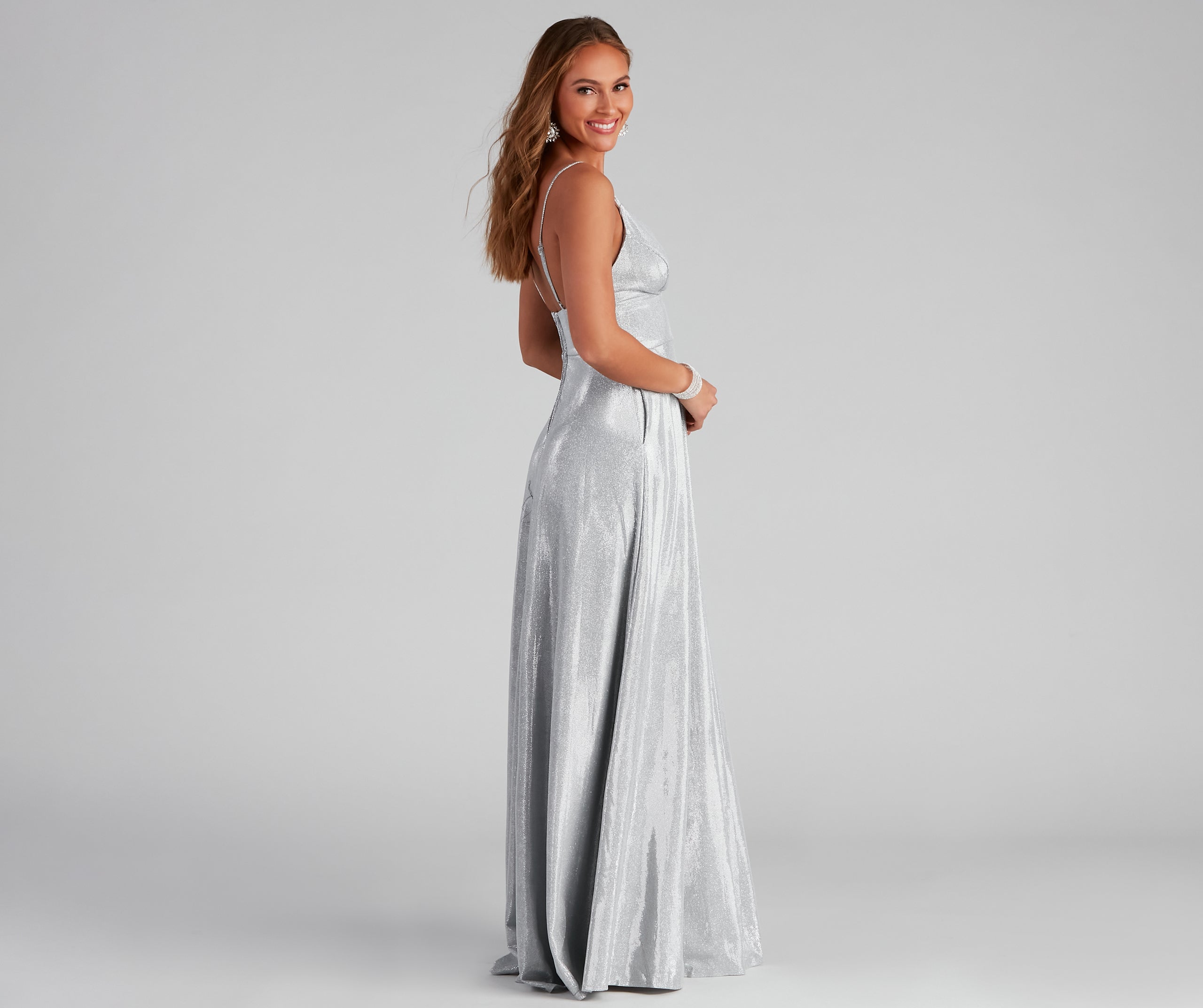 Freya Glitter A-Line Dress