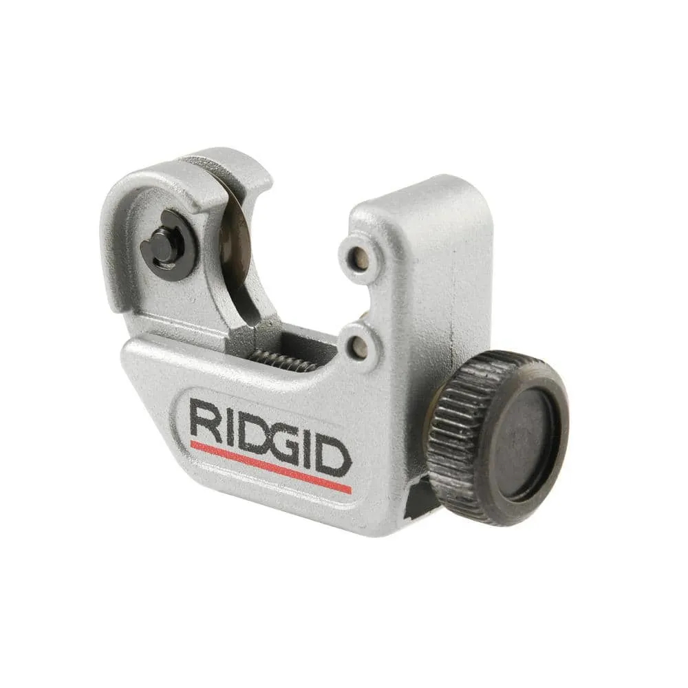 RIDGID 3/16 in. to 15/16 in. 104 Close Quarters Copper, Aluminum, Brass, and Plastic Tubing Cutter, Multi-Use Tubing Tool 32985