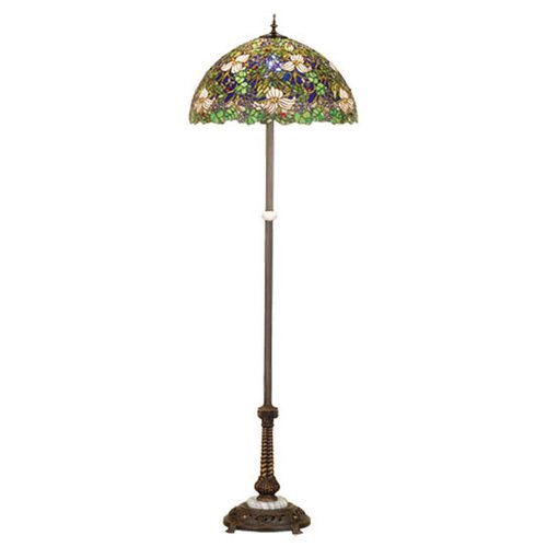 Meyda  65445 Stained Glass /  Floor Lamp From The Trillium & Violet