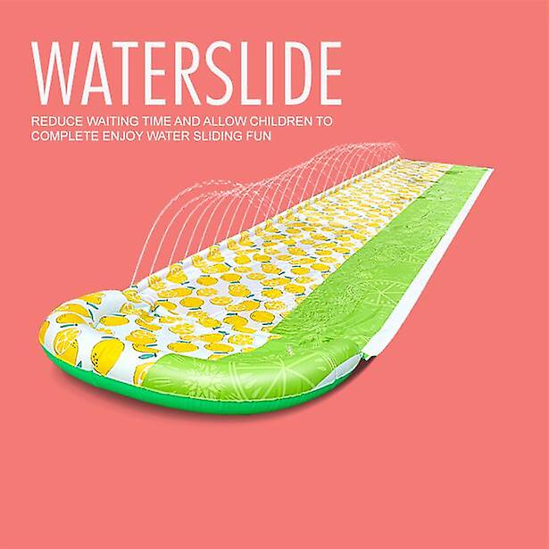 Inflatable Skiing Way Garden Water Slide For Kid Playing