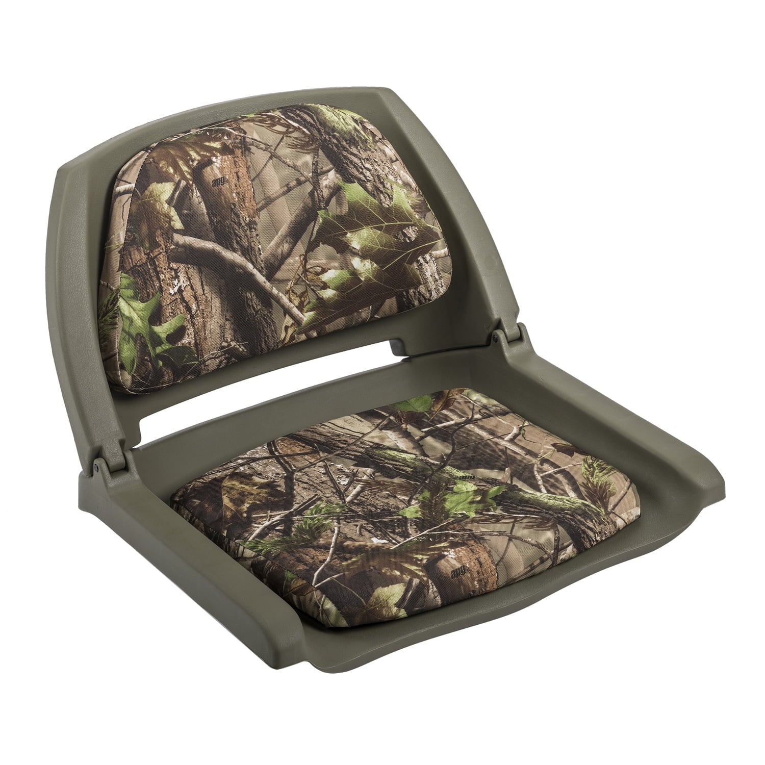 Wise 8WD139CLS-G-762 Cushioned Fold-Down， Molded Fishing Seat， Advantage APG Camo