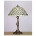 Meyda  52010 Vintage Stained Glass /  Accent Table Lamp From The Diamond &