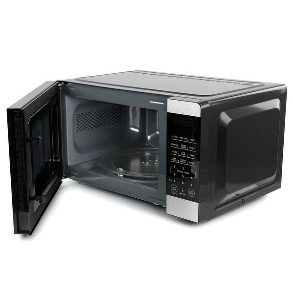 0.7 Cu. Ft. 700 Watt Countertop Microwave Oven in Silver - - 37856821