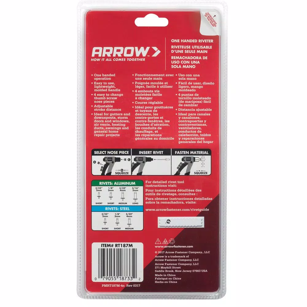 Arrow One Hand Rivet Tool and#8211; XDC Depot