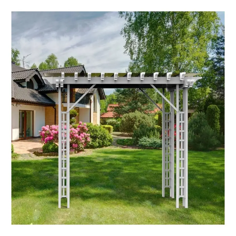 Factory Outlet Chinese Supply Simple PVC Frame  Garden Arbors   Trellises