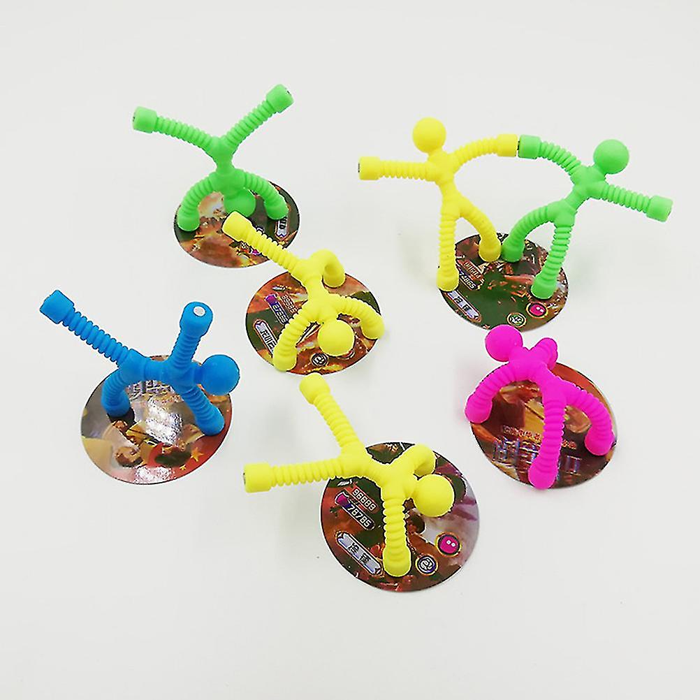 5pcs Random Color TPR Magnetic Man Shaped Doll Kids Anti Stress Toys Assembling Puzzles Educational Toys