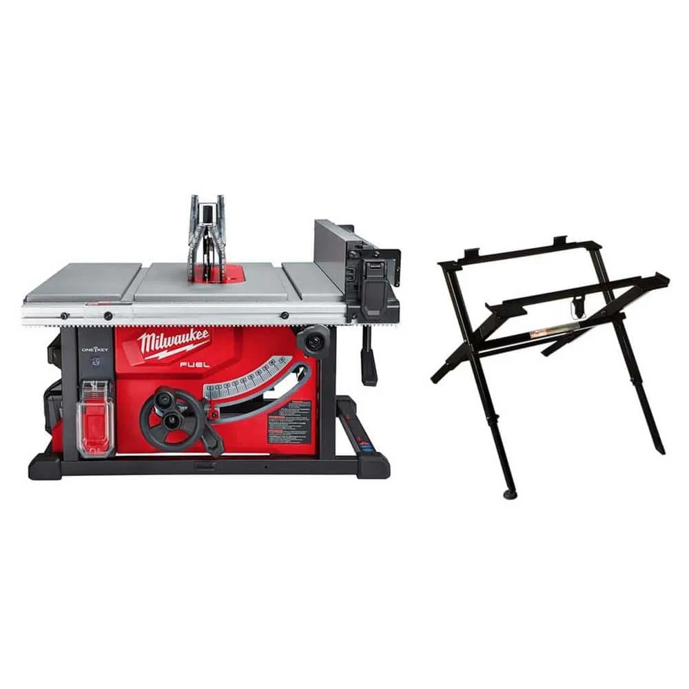 Milwaukee M18 FUEL ONE-KEY 18-Volt Lithium-Ion Brushless Cordless 8-1/4 in. Table Saw Kit with (1) 12.0Ah Battery and Stand 2736-21HD-48-08-0561