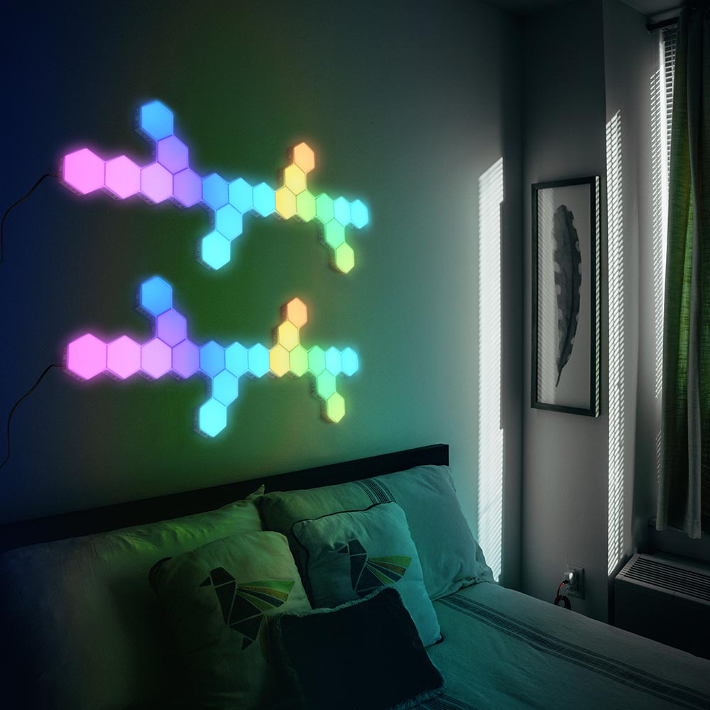 LifeSmart Modular Touch Light Panels Wall Light RGB 40PCS
