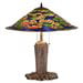 Meyda  32300 Stained Glass /  Table Lamp From The Pond Lily Collection -