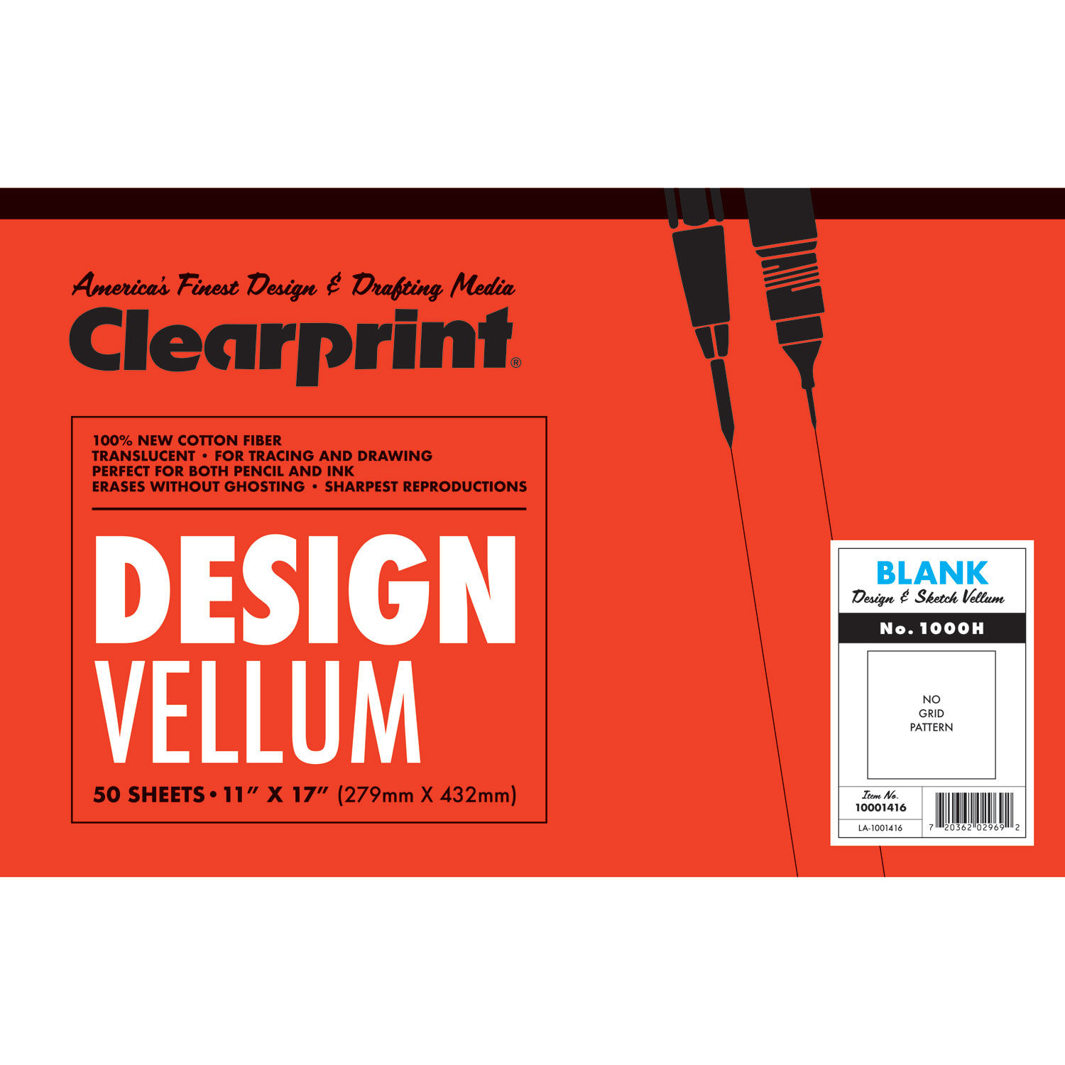 Design Vellum Paper by Clearprintandreg; CLE10001416