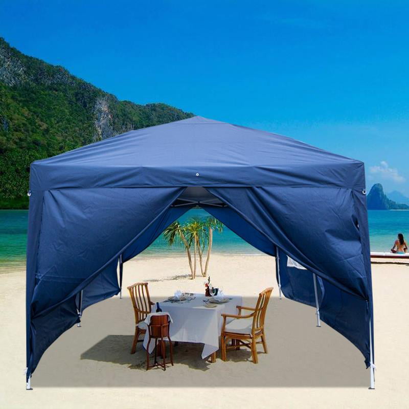 Ktaxon 10'x 20' Pop up Wedding Party Tent w/6 Blue Folding Canopy