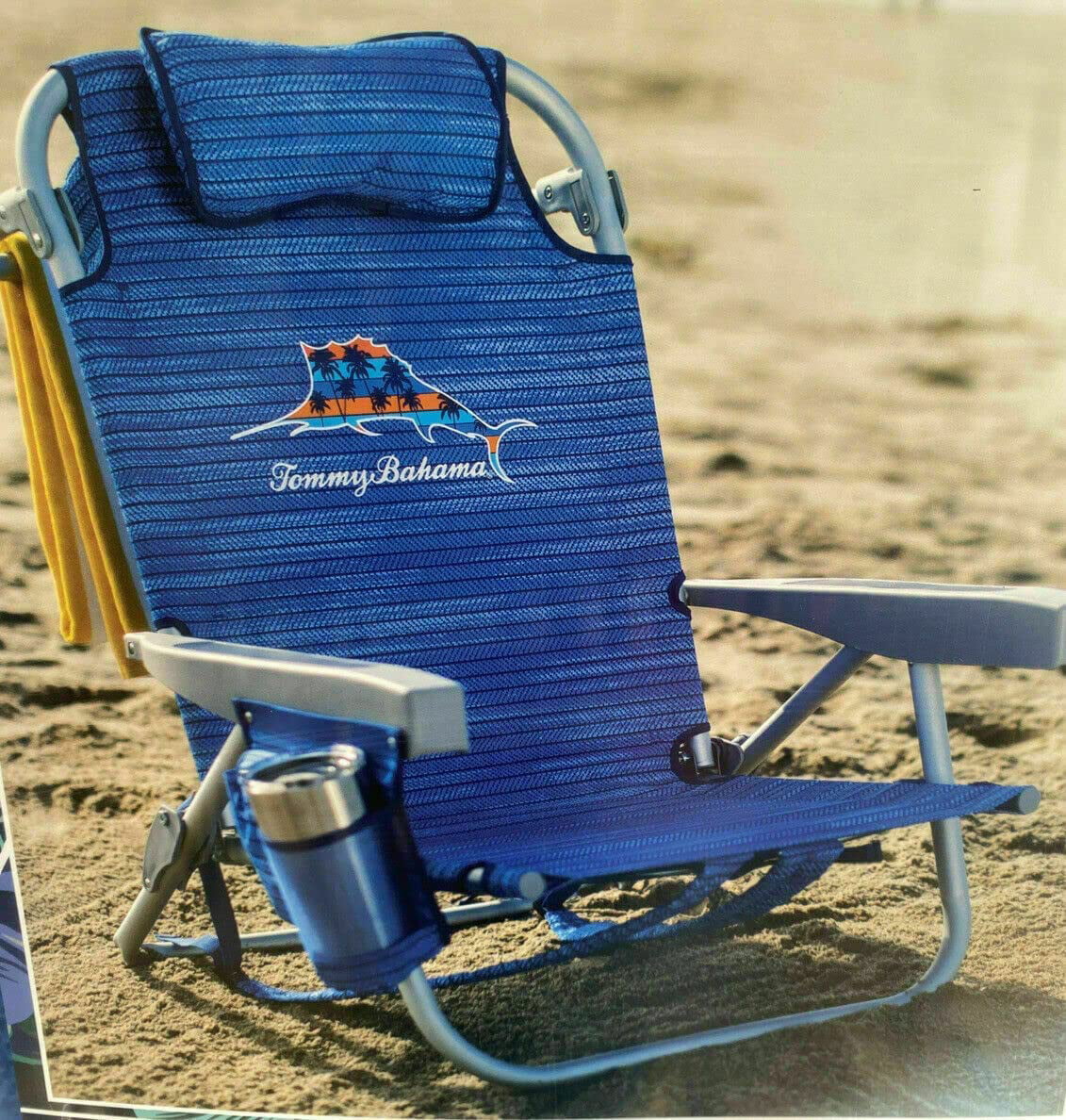💝 Last Day For Clearance，Tommy Bahama Beach Chair 2020 (Blue Sailfish)