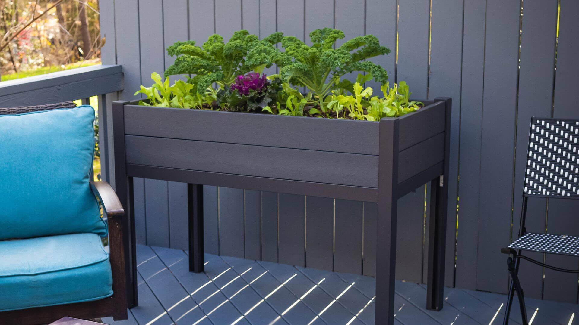 The Elevated Escape (24” x 48” x 34.5”) Elevated Garden Bed